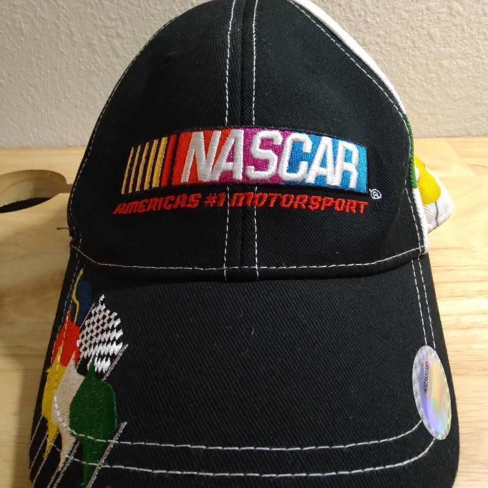 NWT Drew Pearson NASCAR Logo Strap Back Hat
